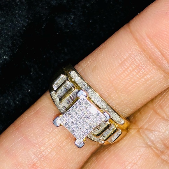 Deisgner Bridal Engagement REAL DIAMOND 1/2ct RING - Picture 8 of 12